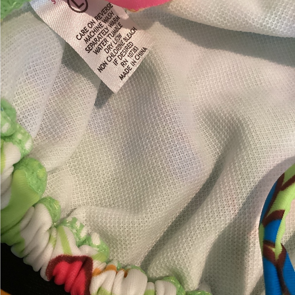 Apollo Swim Tropical Print Bikini, Large - Picture 4 of 5